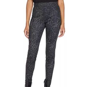 Calvin Klein Black and Gray Leggings Sleek Form-Fitting Design